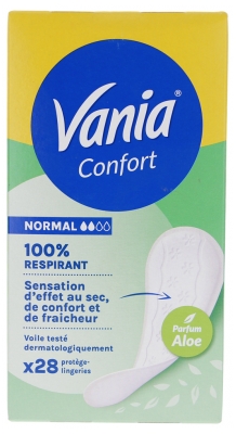 Vania Confort Aloe Normal 28 Protetores Diários