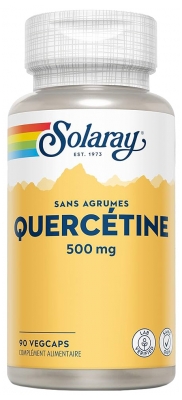 Solaray Quercetin 500 mg 90 Vegetabilske Kapsler