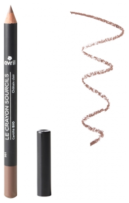 Avril Crayon Sourcils Bio - Couleur : Châtain Clair