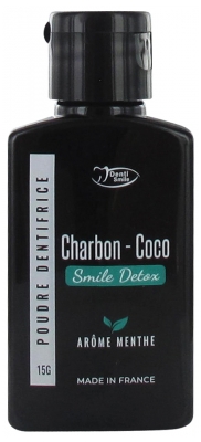 Denti Smile Charbon Coco Poudre Dentifrice Blancheur 10 g - Arôme : Menthe