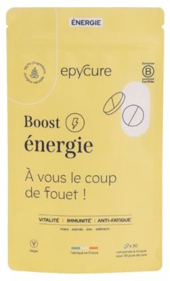 Epycure Boost Energy 30 Chewable Tablets