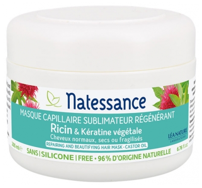 Natessance Mascarilla Capilar Ricino 200 ml