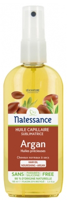 Natessance Huile Capillaire Sublimatrice Argan Sans Rinçage 160 ml