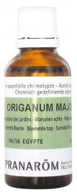 Pranarôm Huile Essentielle Marjolaine à Coquilles (Origanum majorana) 30 ml