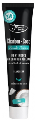Denti Smile Detox Charbon Coco Dentifrice Arôme Menthe 160 ml