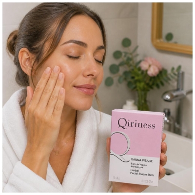 Qiriness Ansiktssauna Aromatisk Ångbad 10 Tabletter x 8 g