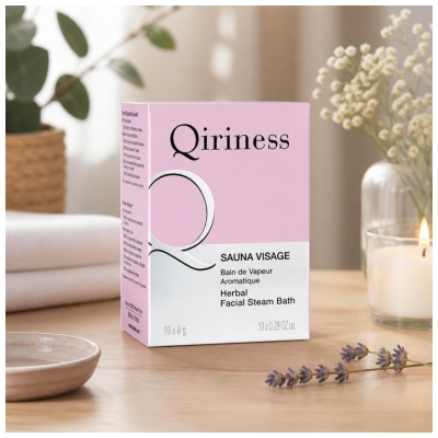 Qiriness Parne kopeli za obraz Aromatična parna kopel 10 kroglic x 8 g