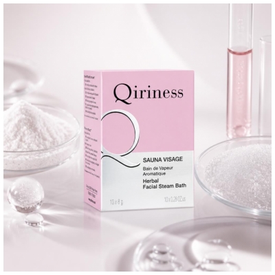 Qiriness Sauna Visage Herbal Facial Steam Bater 10 Tablets x 8g