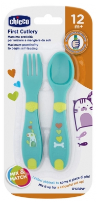 Chicco My First Cutlery 12 Months and +