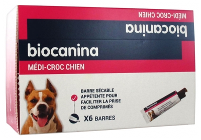 Biocanina Medi-Croc Dogs Drying Bar 6 x 25 g