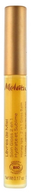 Melvita Lèvres de Miel Soin Gloss 2 en 1 5 ml
