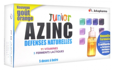 Arkopharma Azinc Natural Defenses Junior 5 Doses