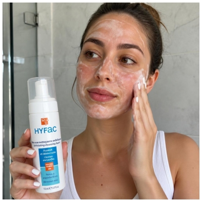 Hyfac Mousse Nettoyante aux AHA Visage 150 ml