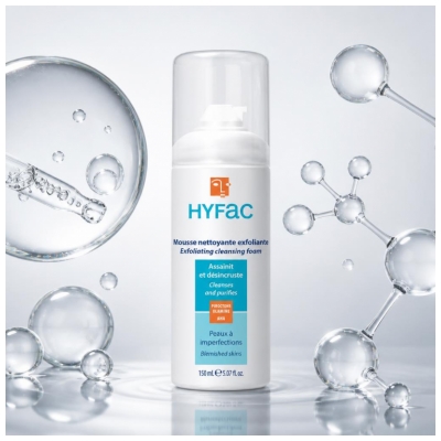 Hyfac Mousse Nettoyante aux AHA Visage 150 ml
