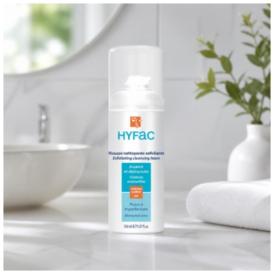 Hyfac Rengöringsmousse med AHA för ansiktet 150 ml