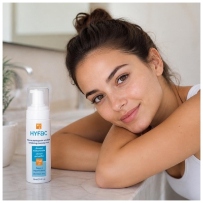 Hyfac Schiuma Detergente per il Viso AHA 150 ml
