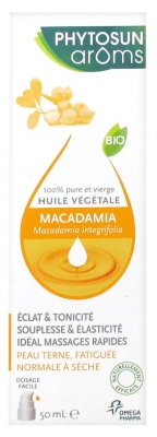 Phytosun Arôms Huile Végétale Macadamia 50 ml