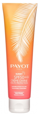 Payot Sunny Crème Divine L'Invisible Ecran Solaire Visage & Corps SPF50 150 ml