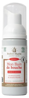 Ballot-Flurin Bain de Bouche aux Microbulles de Propolis Blanche Bio 50 ml