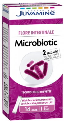 Juvamine Intestinal Flora Microbiotic 14 Sticks