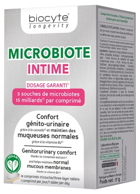 Biocyte Longevity Microbiote Intime 14 Tablets