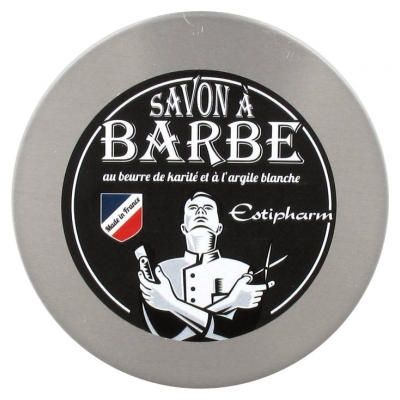 Estipharm Jabón de Barba con Manteca de Karité y Arcilla Blanca 100 g