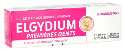 Elgydium Premières Dents Gel de Massage Gingival Apaisant 15 ml