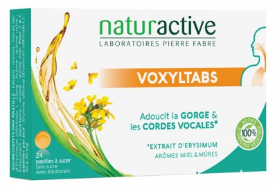 Naturactive Voxyltabs Throat Lozenges 24 Lozenges