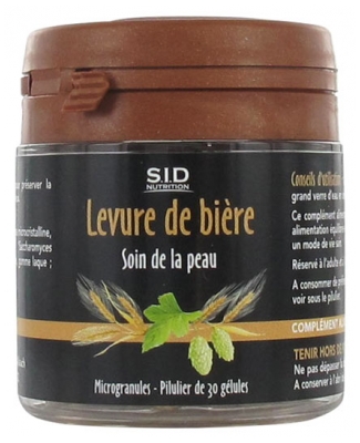 S.I.D Nutrition Skin Care Brewer's Yeast 30 Capsules