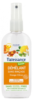 Natessance Kids Balsam Bio Fără Clătire Portocală-Lămâie 150 ml
