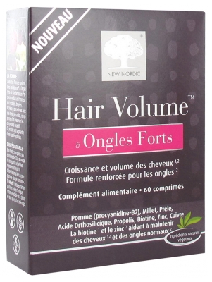 New Nordic Hair Volume and Strong Nails 60 Tablets