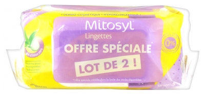 Mitosyl Biodegradable Wipes 2 x 72 Wipes