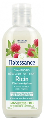 Natessance Shampoing Réparateur Fortifiant Ricin 100 ml