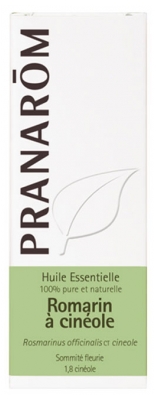 Pranarôm Rosemary Cineole Essential Oil (Rosmarinus Officinalis CT Cineole) 10 ml