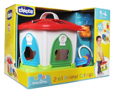 Chicco Smart2Play 2-in-1 Animal Cottage 1-4 Years