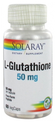 Solaray L-Glutathione 50 mg 60 Capsules Végétales