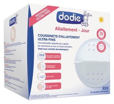 Dodie Ultra-Thin Breast Pads Day 50 Pads
