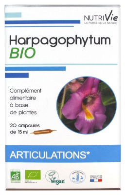 Nutrivie Organic Harpagophytum 20 Phials