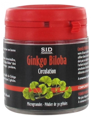 S.I.D Nutrition Circulation Ginkgo Biloba 30 Kapsułek