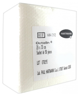 Hartmann Octolin Wiping Squares 50 Units