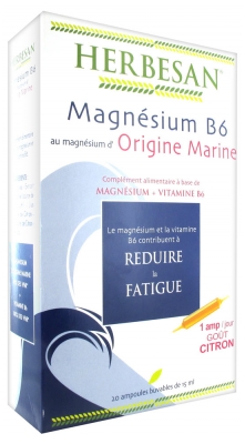 Herbesan Marine Magnesium B6 20 Phials