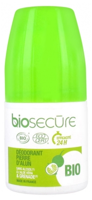 Biosecure Alum Stone Deodorant Aloe Vera Pomegranate 50ml