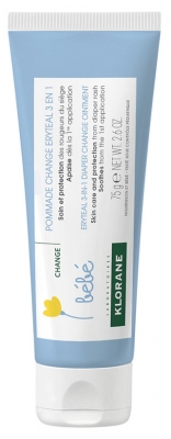 Klorane Baby Eryteal 3-in-1 Diaper Change Ointment 75g
