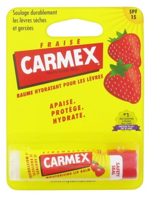 Carmex Balsamo Labbra Idratante Alla Fragola SPF15 4,9 ml