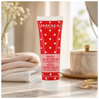 Mavala Mitrinošs un Aizsargājošs Roku Krēms ar Kolagēnu 50 ml Jubilejas Izdevums