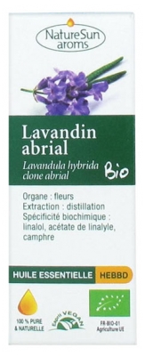 NatureSun Aroms Lavandin Abrial Essential Oil (Lavandula Hybrida Clone Abrial) Organic 10 ml