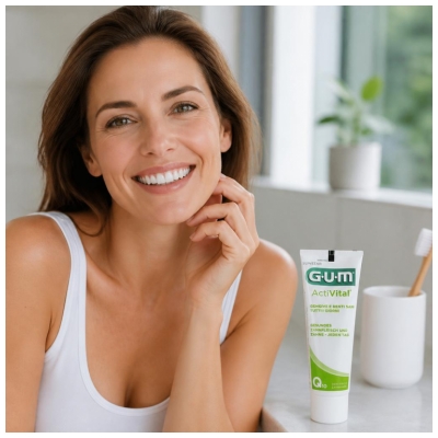 GUM Activital Zobna pasta Q10 75 ml