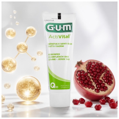 GUM Activital Zobna pasta Q10 75 ml