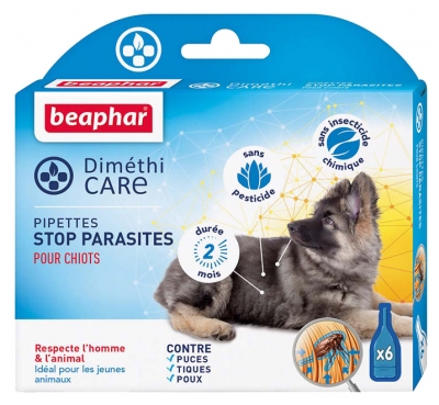 Beaphar Diméthicare Stop Parasites Puppies 6 Pipettes