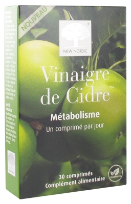 New Nordic Cider Vinegar Metabolism 30 Tablets